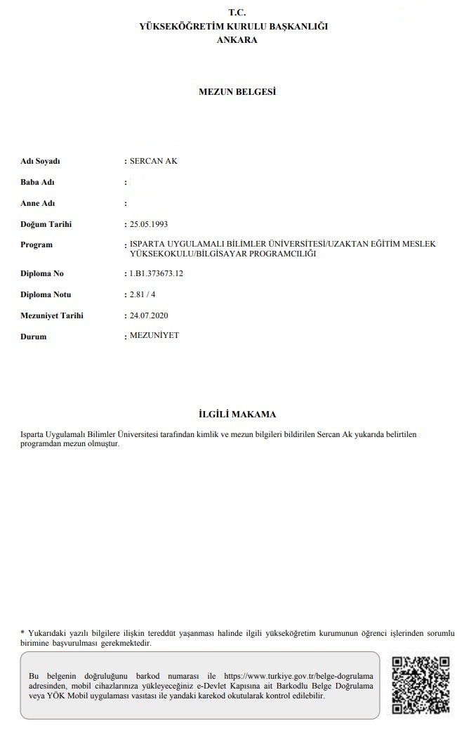 Bilgisayar Diploma